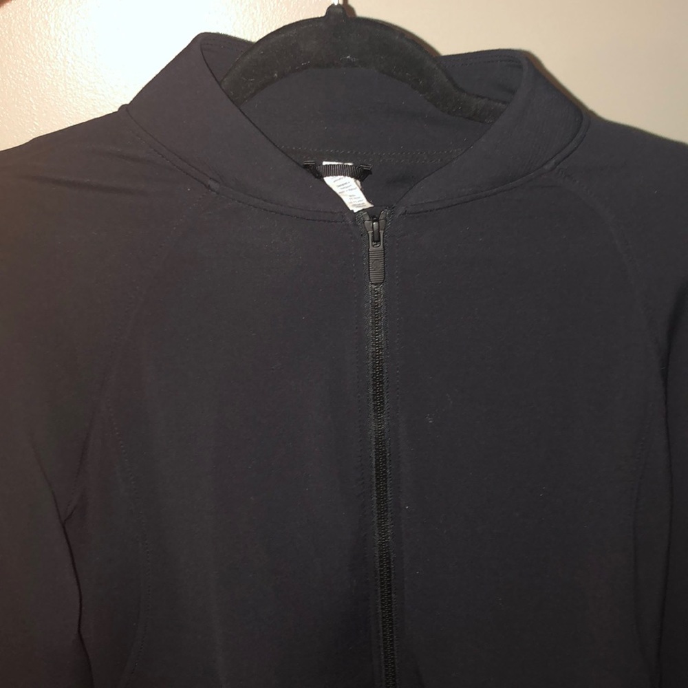 lululemon black zip up !
